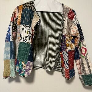 Handmade Patchwork Multicolor Women's jacket